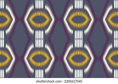 Ikat Seamless Pattern Background Ethnic Simple Filipino Pattern. Ikat Aztec Design For The Creation Of This Pattern Using Ikat Pattern. Spread In Central Asia And Some Countries Of Philippines