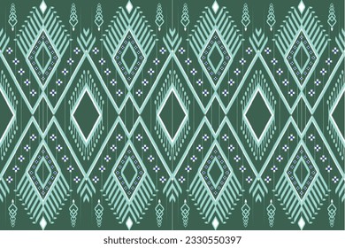 Ikat seamless pattern background Traditional pattern. Ikat Aztec tribute. Seamless fabric pattern, bedsheet, table cover sheet, bag design
