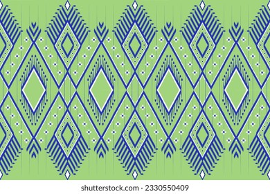 Ikat seamless pattern background Traditional pattern. Ikat Aztec tribute. Seamless fabric pattern, bedsheet, table cover sheet, bag design
