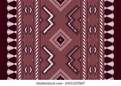Ikat seamless pattern background Traditional pattern. Ikat Aztec tribal background. Design for the creation of this pattern using ikat pattern. Spread in Central Asia and some countries of Philippines