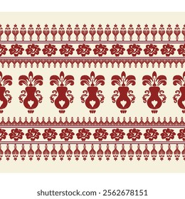 Ikat seamless Pattern and Background. Vector Illustrator Digital file download for print, printable, textile, wallpaper, background, rug , book cover and many projects.