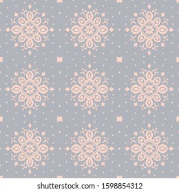 Ikat seamless pattern. Border with snowflakes. Openwork lace. New year Christmas background. Vector tie dye shibori print with stripes and chevron. Ink textured japanese background. Bohemian fashion. 