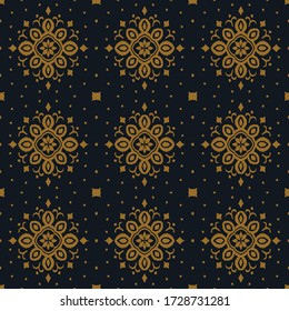 Ikat nahtloses Muster. Grenzen mit Schneeflocken. Platz für die Arbeit. Weihnachten im neuen Jahr. Vector binden Farbe shibori Druck mit Streifen und Chevron. Tinte texturierte japanische Hintergrund. Böhmische Mode. 