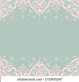 Patrón ininterrumpido de Ikat. Borde con copos de nieve. Lugar de apertura. Antecedentes de Navidad de Año Nuevo. Huella shibori de tinte vectorial con rayas y chevron. La tinta textura el fondo japonés. Moda bohemia. 