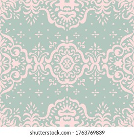 Ikat seamless pattern. Border with snowflakes. Openwork lace. New year Christmas background. Vector tie dye shibori print with stripes and chevron. Ink textured japanese background. Bohemian fashion. 