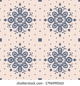 Patrón ininterrumpido de Ikat. Borde con copos de nieve. Lugar de apertura. Antecedentes de Navidad de Año Nuevo. Huella shibori de tinte vectorial con rayas y chevron. La tinta textura el fondo japonés. Moda bohemia. 