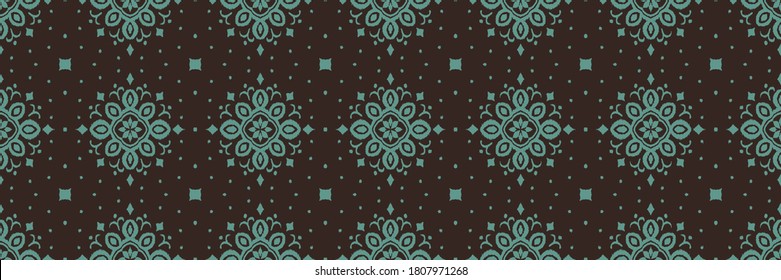 Patrón ininterrumpido de Ikat. Borde con copos de nieve. Lugar de apertura. Antecedentes de Navidad de Año Nuevo. Huella shibori de tinte vectorial con rayas y chevron. La tinta textura el fondo japonés. Moda bohemia. 