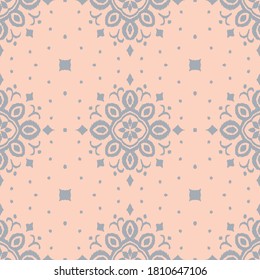 Ikat nahtloses Muster. Grenze mit Schneeflocken. Arbeitstisch. Neues Jahr Weihnachten Hintergrund. Vektorbinde Farbe Shibori Druck mit Streifen und Chevron. Tintenfisch strukturierter japanischer Hintergrund. Böhmische Mode. 