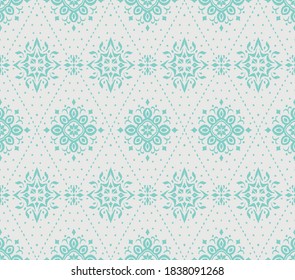 Patrón ininterrumpido de Ikat. Borde con copos de nieve. Lugar de apertura. Antecedentes de Navidad de Año Nuevo. Huella shibori de tinte vectorial con rayas y chevron. La tinta textura el fondo japonés. Moda bohemia. 
