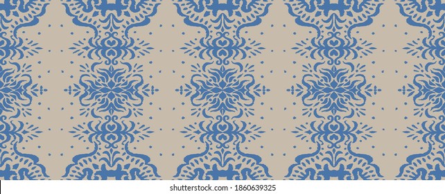 Patrón ininterrumpido de Ikat. Borde con copos de nieve. Lugar de apertura. Antecedentes de Navidad de Año Nuevo. Huella shibori de tinte vectorial con rayas y chevron. La tinta textura el fondo japonés. Moda bohemia. 