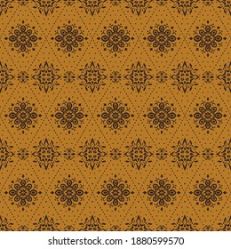 Patrón ininterrumpido de Ikat. Borde con copos de nieve. Lugar de apertura. Antecedentes de Navidad de Año Nuevo. Huella shibori de tinte vectorial con rayas y chevron. La tinta textura el fondo japonés. Moda bohemia. 