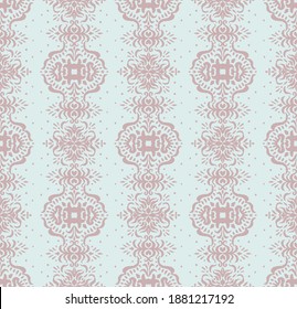 Patrón ininterrumpido de Ikat. Borde con copos de nieve. Lugar de apertura. Antecedentes de Navidad de Año Nuevo. Huella shibori de tinte vectorial con rayas y chevron. La tinta textura el fondo japonés. Moda bohemia. 