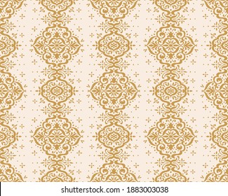 Ikat seamless pattern. Border with snowflakes. Openwork lace. New year Christmas background. Vector tie dye shibori print with stripes and chevron. Ink textured japanese background. Bohemian fashion. 
