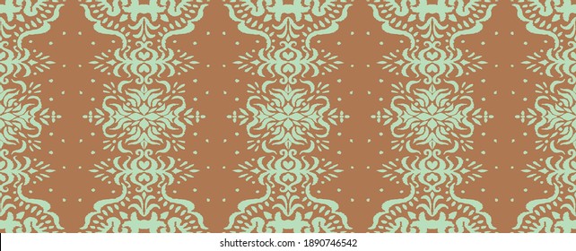 Patrón ininterrumpido de Ikat. Borde con copos de nieve. Lugar de apertura. Antecedentes de Navidad de Año Nuevo. Huella shibori de tinte vectorial con rayas y chevron. La tinta textura el fondo japonés. Moda bohemia. 