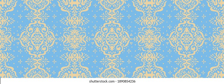 Ikat seamless pattern. Border with snowflakes. Openwork lace. New year Christmas background. Vector tie dye shibori print with stripes and chevron. Ink textured japanese background. Bohemian fashion. 