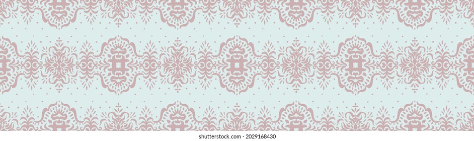 Patrón ininterrumpido de Ikat. Borde con copos de nieve. Lugar de apertura. Antecedentes de Navidad de Año Nuevo. Huella shibori de tinte vectorial con rayas y chevron. La tinta textura el fondo japonés. Moda bohemia. 