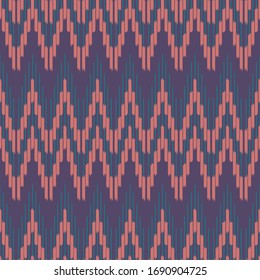Ikat seamless pattern  as cloth, curtain, textile design, wallpaper, surface texture background. Vector EPS10