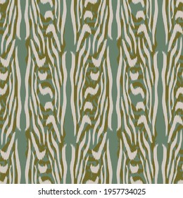 Ikat seamless pattern as cloth, curtain, textile design, wallpaper, surface texture background. Vector EPS10