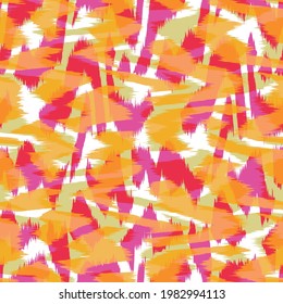 Ikat patrón sin fisuras como tela, cortina, diseño textil, papel pintado, fondo de textura superficial. EPS10 vectores