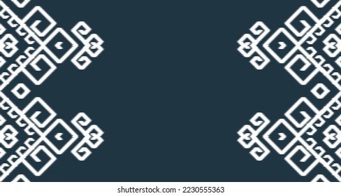 Ikat Seamless Pattern Design Art ornament. Ethnic abstract geometric pattern in tribalt vertical. Vector illustration EP.47.background color can be changedDesign carpets, wallpapers, clothing