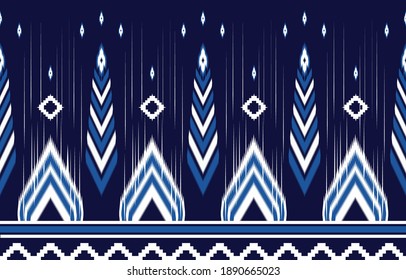 Ikat-nahtloses Muster-Design für Gewebe