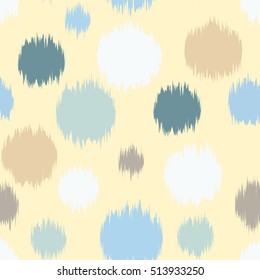 Ikat Seamless Pattern Design for Fabric.