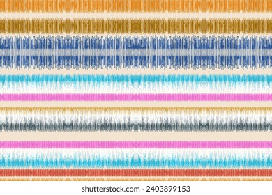 ikat seamless pattern design. Geometric ethnic native tribal boho Aztec fabric carpet mandala American African chevron textile decoration furniture. texture vector illustrations background.