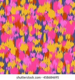 Ikat Seamless Pattern Design for Textile.