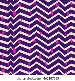 Ikat Seamless Pattern Design for Textile.