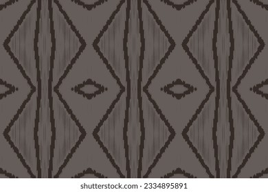 Ikat Stickereihintergrund ohne Nahtlose Muster. Ikat Texture Geometric Ethnic Oriental Muster Traditional. Ikat Aztec Style Abstraktes Design für Print Textur, Gewebe, Saree, Sarpet.