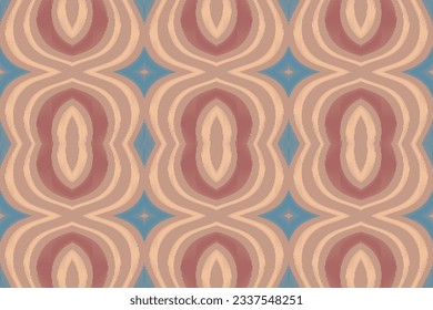 Ikat Seamless Pattern Embroidery Background. Ikat Texture Geometric Ethnic Oriental Pattern Traditional. Ikat Aztec Style Abstract Design for Print Texture,fabric,saree,sari,carpet.