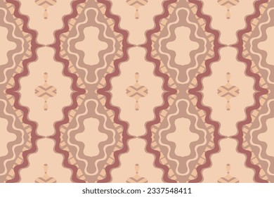 Ikat Seamless Pattern Embroidery Background. Ikat Stripe Geometric Ethnic Oriental Pattern Traditional. Ikat Aztec Style Abstract Design for Print Texture,fabric,saree,sari,carpet.