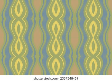 Ikat Seamless Pattern Embroidery Background. Ikat Designs Geometric Ethnic Oriental Pattern traditional.aztec Style Abstract Vector design for Texture,fabric,clothing,wrapping,sarong.