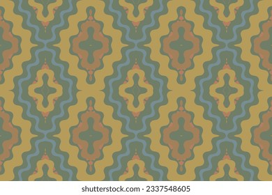 Ikat Seamless Pattern Embroidery Background. Ikat Designs Geometric Ethnic Oriental Pattern traditional.aztec Style Abstract Vector design for Texture,fabric,clothing,wrapping,sarong.