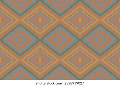 Ikat Stickereihintergrund ohne Nahtlose Muster. Ikat Chevron Geometric Ethnic Oriental Muster Traditional. Ikat Aztec Style Abstraktes Design für Print Textur, Gewebe, Saree, Sarpet.