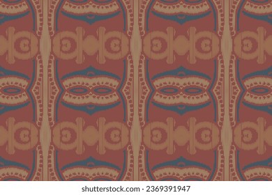 Fondo De Bordado Del Patrón Ikat De Seamless. Patrón oriental geométrico del triángulo de Ikat tradicional. Diseño abstracto de estilo azteca Ikat para textura impresa, tela, sari, alfombra.