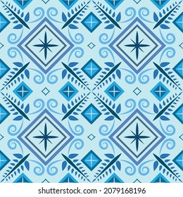 Patrón sin costuras de Ikat, vectores de tela étnica, patrón sin costura en tribal, bordado folk, papel pintado, ropa, envoltura, tela, cubierta