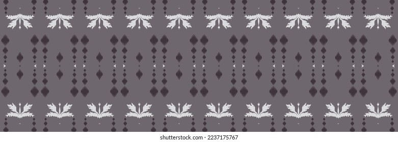 Ikat patrón sin fisuras Patrón sin costura. Étnica Geométrica Ikkat Batik Vector digital Diseño para imprentas Saree de tela Mughal símbolo de pincel Swath textura Kurti Kurtis Kurtas Kurtas