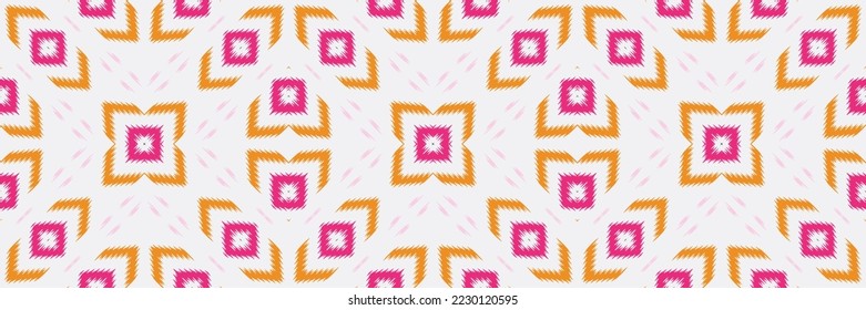 Ikat Seamless Pattern Ethnic nativity Embroidery, Ikat dots Digital textile Asian Design for Prints Fabric saree Mughal Swaths texture Kurti Kurtis Kurtas, Motif Batik