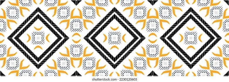 Ikat Seamless Pattern Ethnic nativity Embroidery, Ikat damask Digital textile Asian Design for Prints Fabric saree Mughal Swaths texture Kurti Kurtis Kurtas, Motif Batik