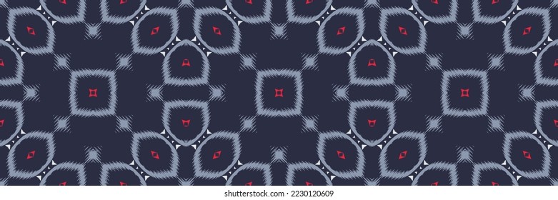 Ikat Seamless Pattern Ethnic nativity Embroidery, Ikat Aztec Digital textile Asian Design for Prints Fabric saree Mughal Swaths texture Kurti Kurtis Kurtas, Motif Batik