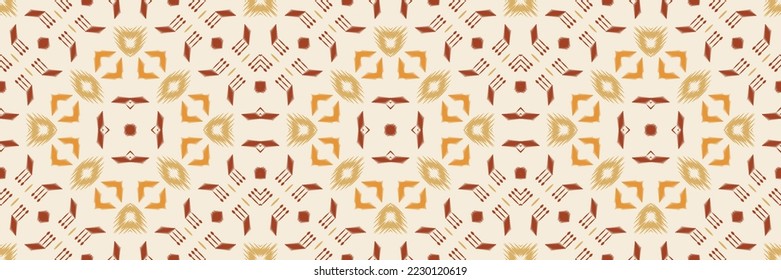 Ikat Seamless Pattern Ethnic nativity Embroidery, Ikat pattern vector Digital textile Asian Design for Prints Fabric saree Mughal Swaths texture Kurti Kurtis Kurtas, Motif Batik