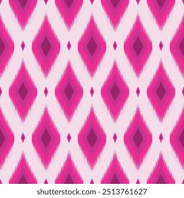 Ikat padrão sem emenda, design geométrico, motivo étnico artesanal, Ikat étnico tribal, boho cores papel de parede sem emenda. Etnia Ikat abstrato arte de fundo, cartões de saudação, produtos de impressão