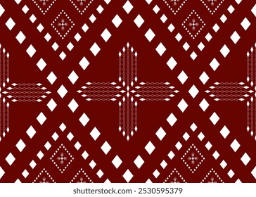 Ikat padrão sem emenda, design geométrico, motivo étnico artesanal, Ikat étnico tribal, boho cores papel de parede sem emenda. Etnia Ikat abstrato arte de fundo. Ilustração para cartões de saudação, impressão