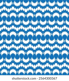 Ikat seamless pattern, geometric design, motif ethnic handmade, Ikat ethnic tribal, boho colors seamless wallpaper. Ethnic Ikat abstract background art, greeting cards, printing products