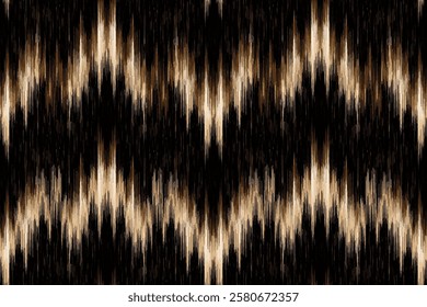 Ikat seamless pattern, geometric design, motif ethnic handmade, Ikat ethnic tribal, boho colors seamless wallpaper. Ethnic Ikat abstract background art.Illustration for greeting cards, printing