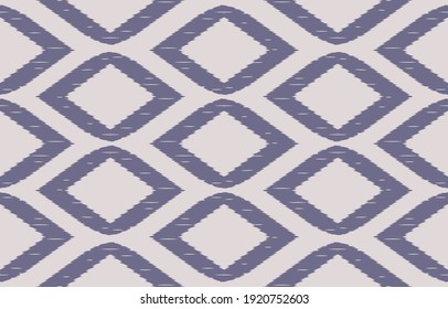  ikat seamless pattern Geometric ethnic gray oriental  traditional embroidery style.Design for background,carpet,mat,wallpaper,clothing,wrapping,Batik,fabric,Vector illustration.