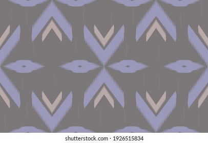 ikat patrón sin fisuras Estilo geométrico étnico oriental tradicional de bordado.Diseño para fondo, alfombra, alfombra, papel pintado, ropa, envoltura, Batik, tela, ilustración vectorial.