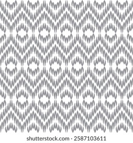 Ikat Seamless pattern It has a unique identity. modern geometric background