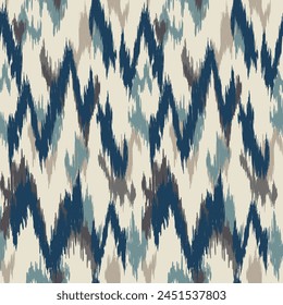 Ikat seamless pattern, motif ethnic handmade, Ikat ethnic tribal, boho colors seamless wallpaper. Ethnic Ikat abstract background art.Illustration for greeting cards, printing and other design project